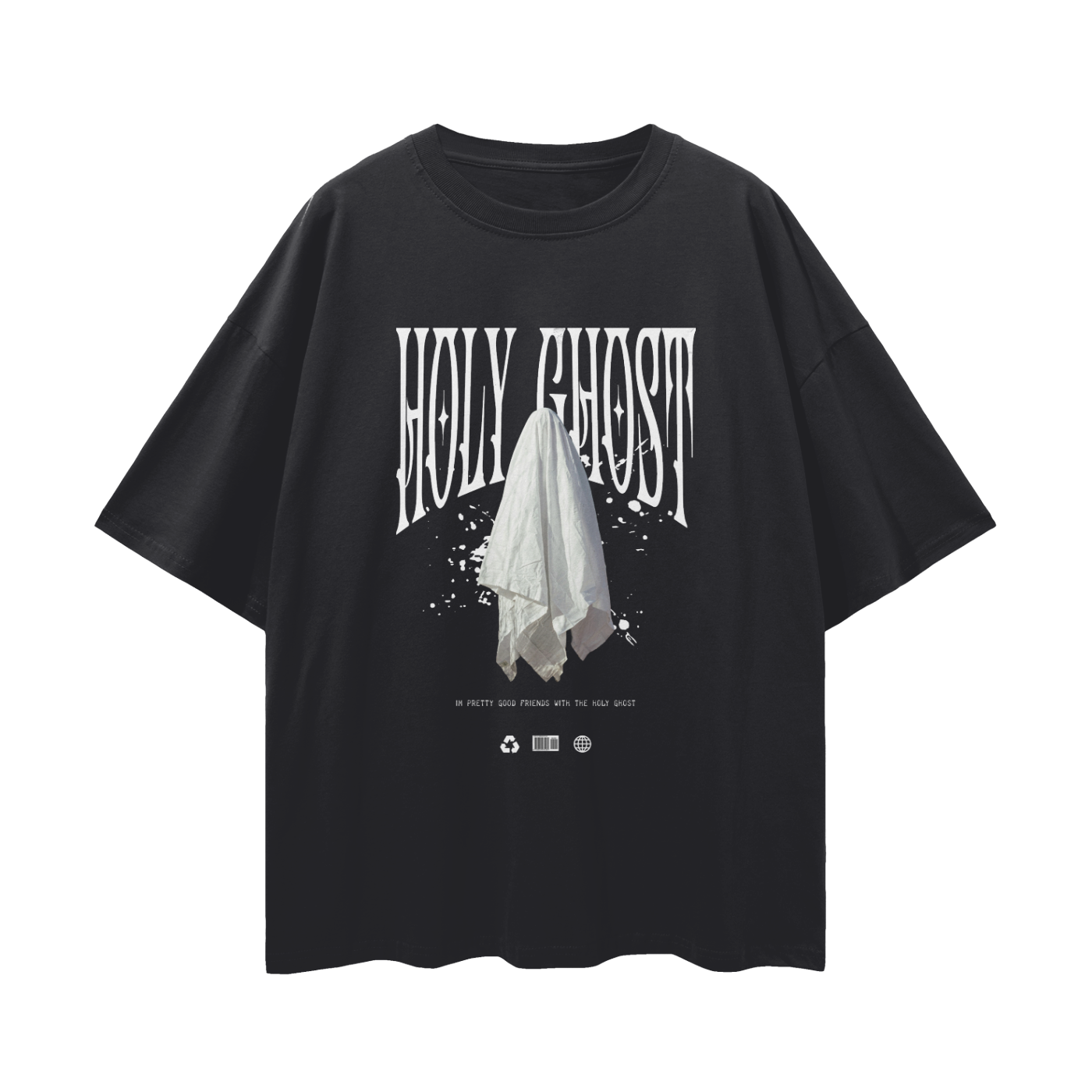 Holy Ghost Drop Shoulder T-Shirt