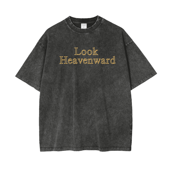 "Look Heavenward" Oversize T-Shirt - 250 GSM