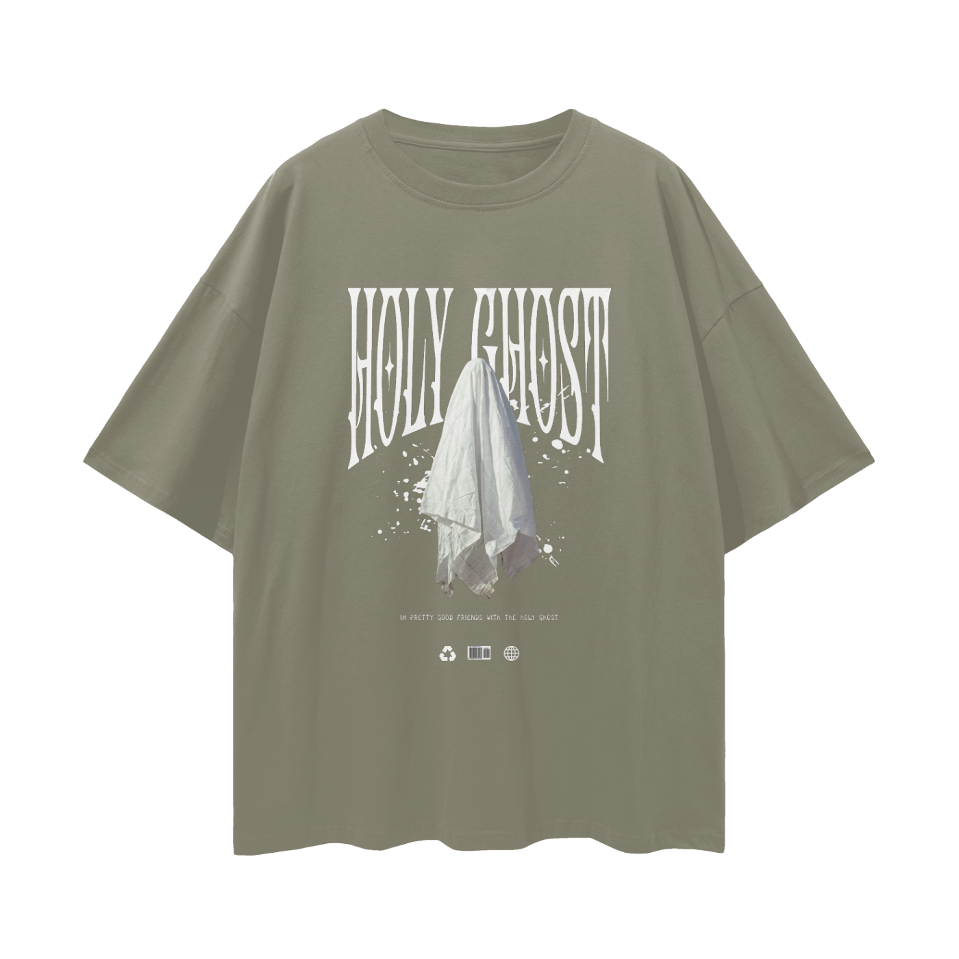Holy Ghost Drop Shoulder T-Shirt