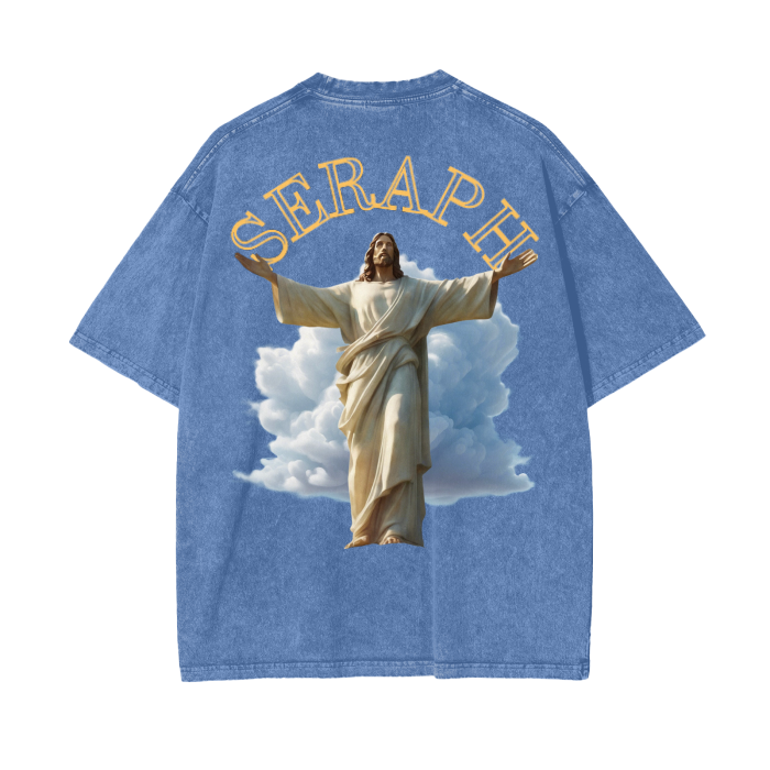 "Look Heavenward" Oversize T-Shirt - 250 GSM